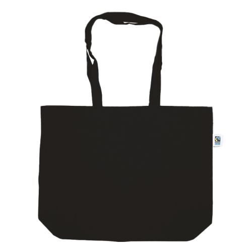 Shopper schwarz XL | Fairtrade - Bild 2